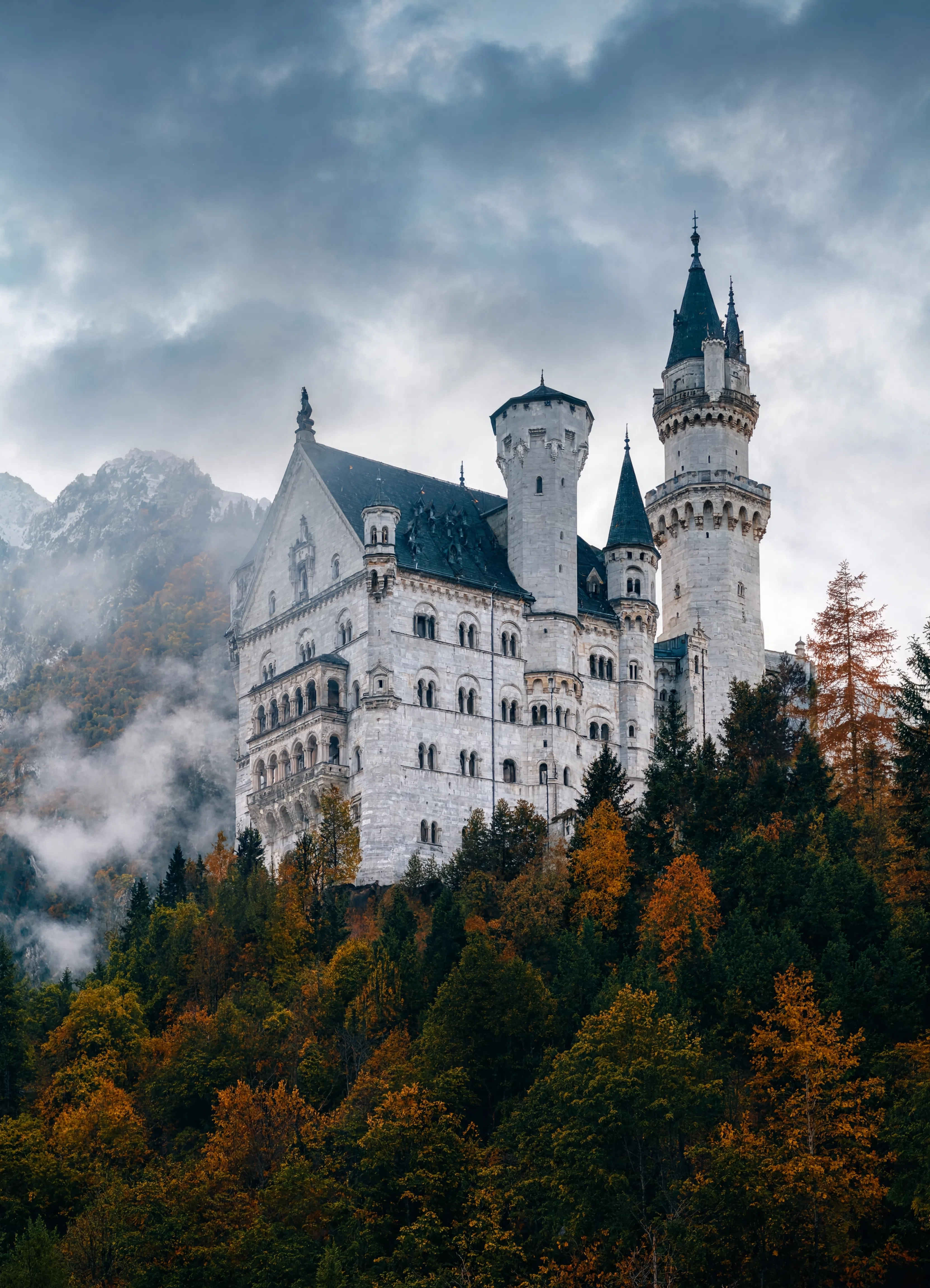 Schloss Neuschwanstein im Allgäu, Bayern
